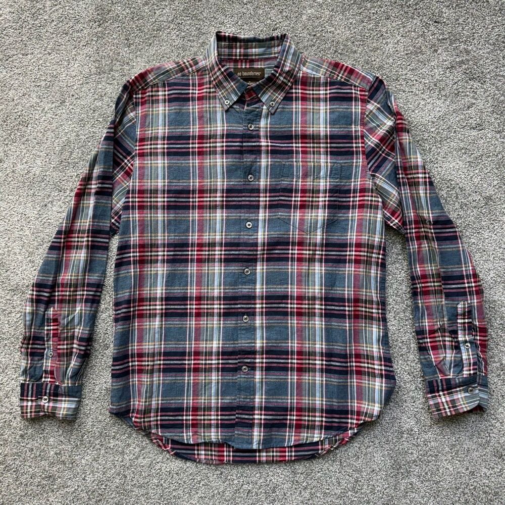NWT Cotton/Linen Plaid Flannel Shirt Womens, Medium